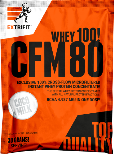 Extrifit CFM Instant Whey 80 30 g - Příchuť: jahoda