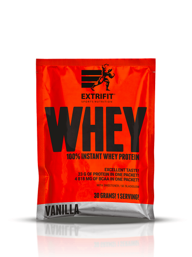 Extrifit 100% Whey Protein 30 g - Příchuť: jahoda