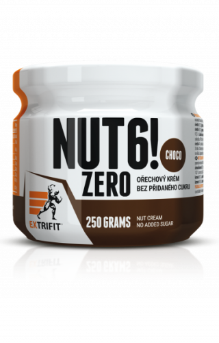 Extrifit Nut 6! Zero 250 g - Příchuť: čokoláda