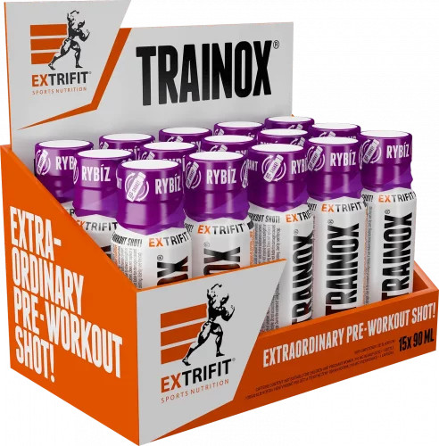 Extrifit Trainox Shot 15 x 90 ml - Příchuť: černý rybíz