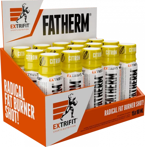 Extrifit Fatherm Shot 15 x 90 ml - Příchuť: citron
