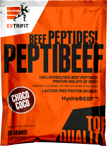 Extrifit Peptibeef 30 g - Příchuť: čokoláda-oříšek