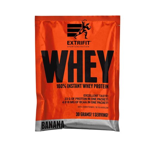 Extrifit 100% Whey Protein 30 g - Příchuť: banán