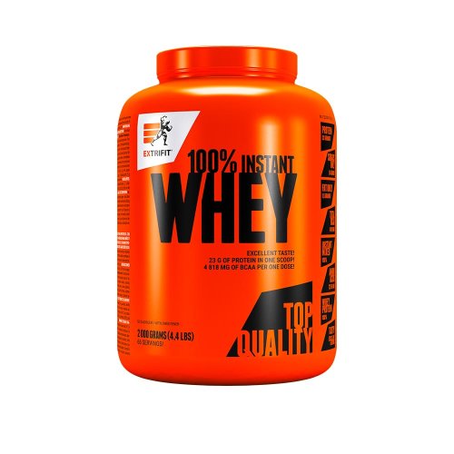 Extrifit 100% Whey Protein 2000 g - Příchuť: jahoda